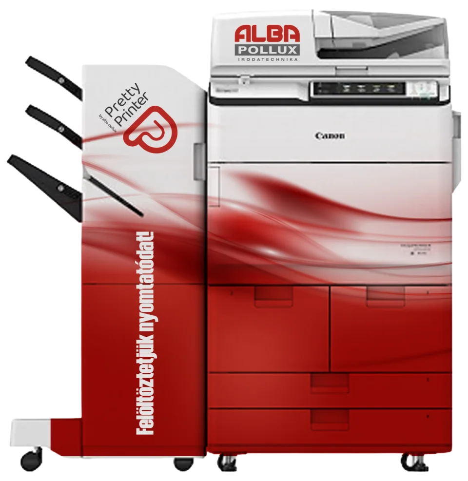 Canon imageRUNNER ADVANCE 6555i hullám dizájnnal fóliázva