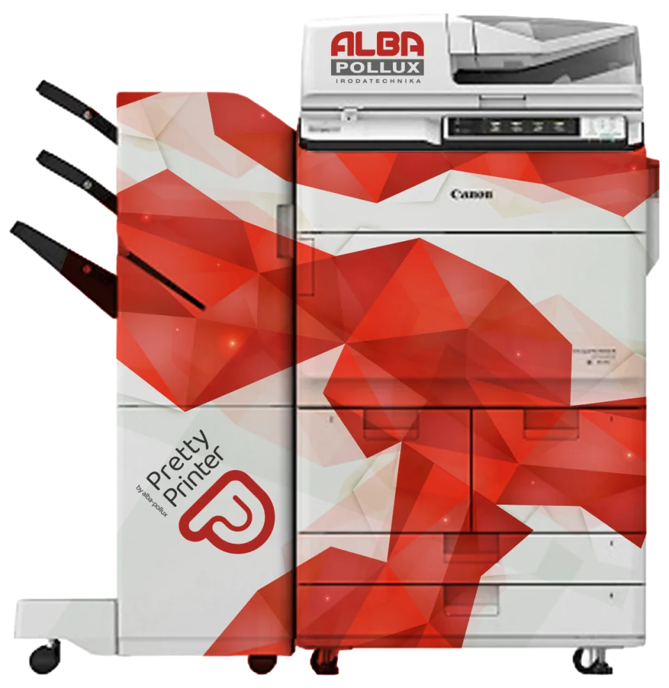 Canon imageRUNNER ADVANCE 6555i kristály dizájnnal fóliázva