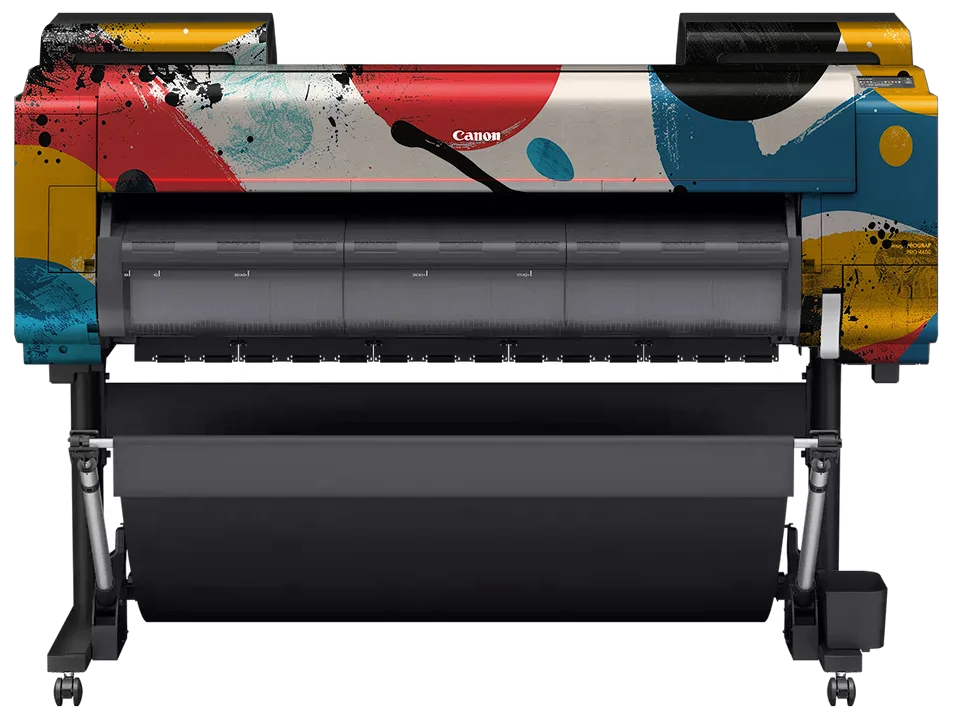 Canon imagePROGRAF PRO-4600 fröccs dizájnnal fóliázva
